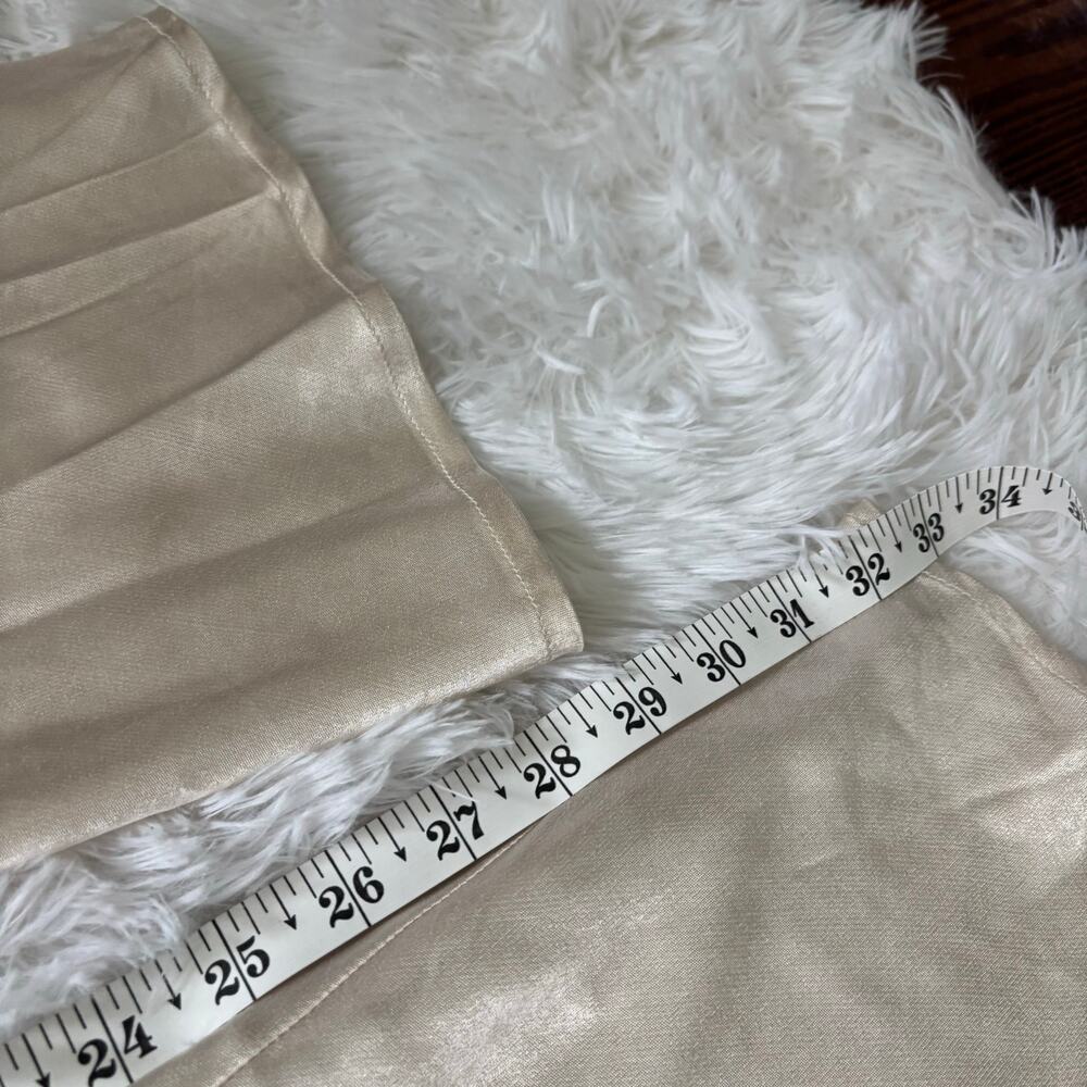 NWT DISSH Women’s Simone Pearl Satin Blazer & Pants Size 4/6 Ivory Suit Set - Picture 15 of 16